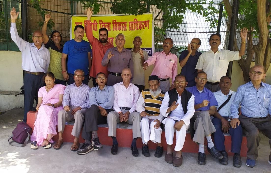 protest against dda