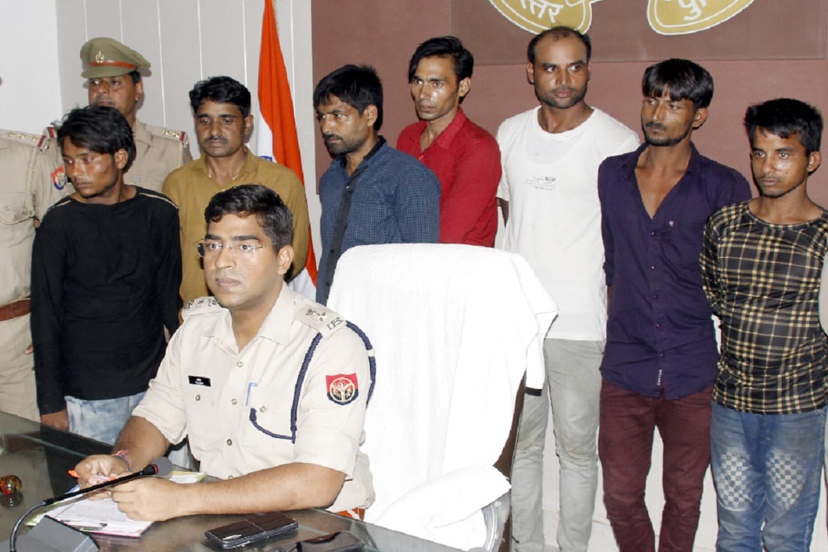 Seven criminal of a gang arrested in police encounter at Bijnor district of Uttar Pradesh