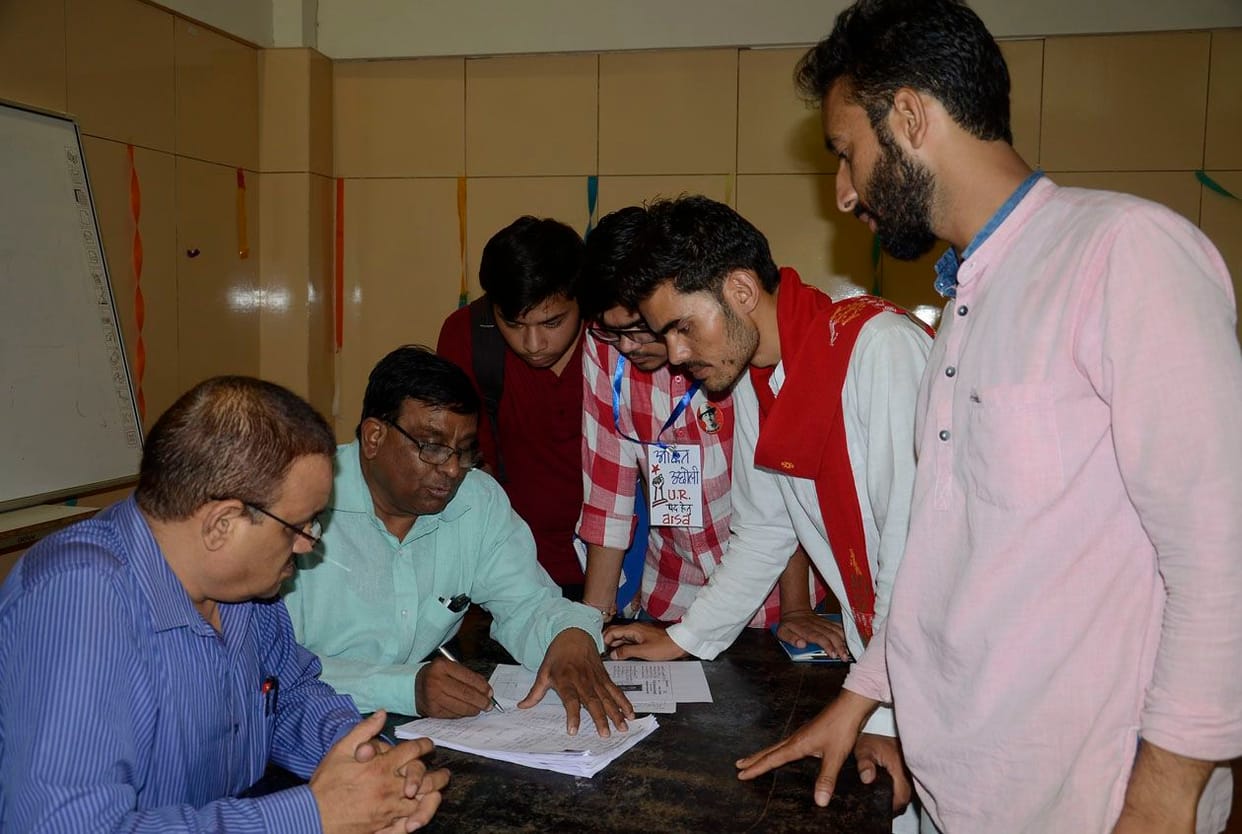 Students union election : 19 candidates enrolled for various posts