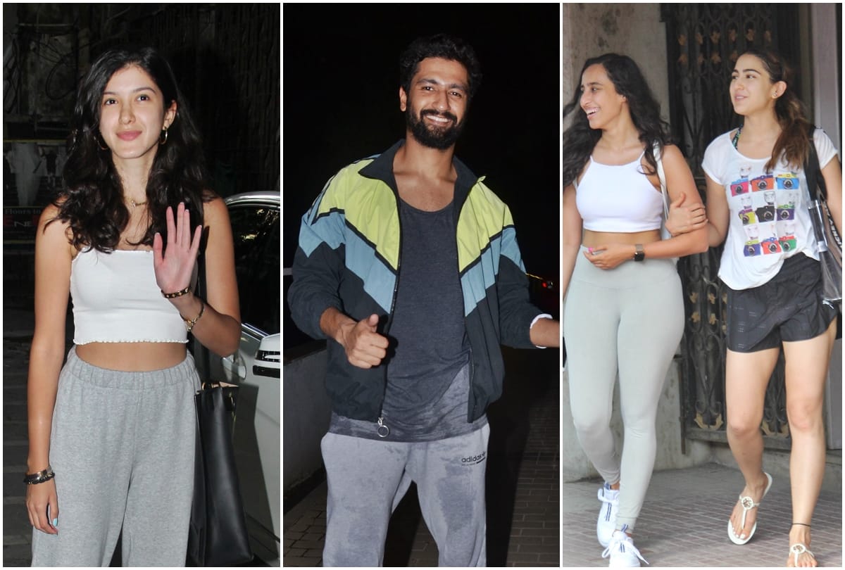 Bollywood celebs Spotted ileana kartik Chunky Manisha jackie ishaan shanaya Janhvi Sara varun Vicky