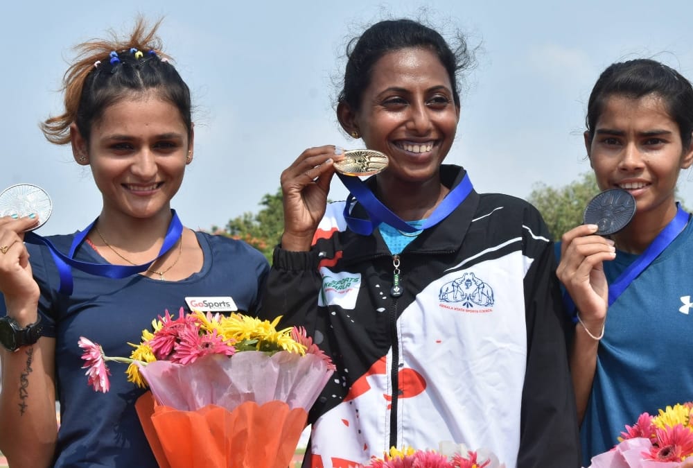 First day of inter state athletics meet in Lucknow.