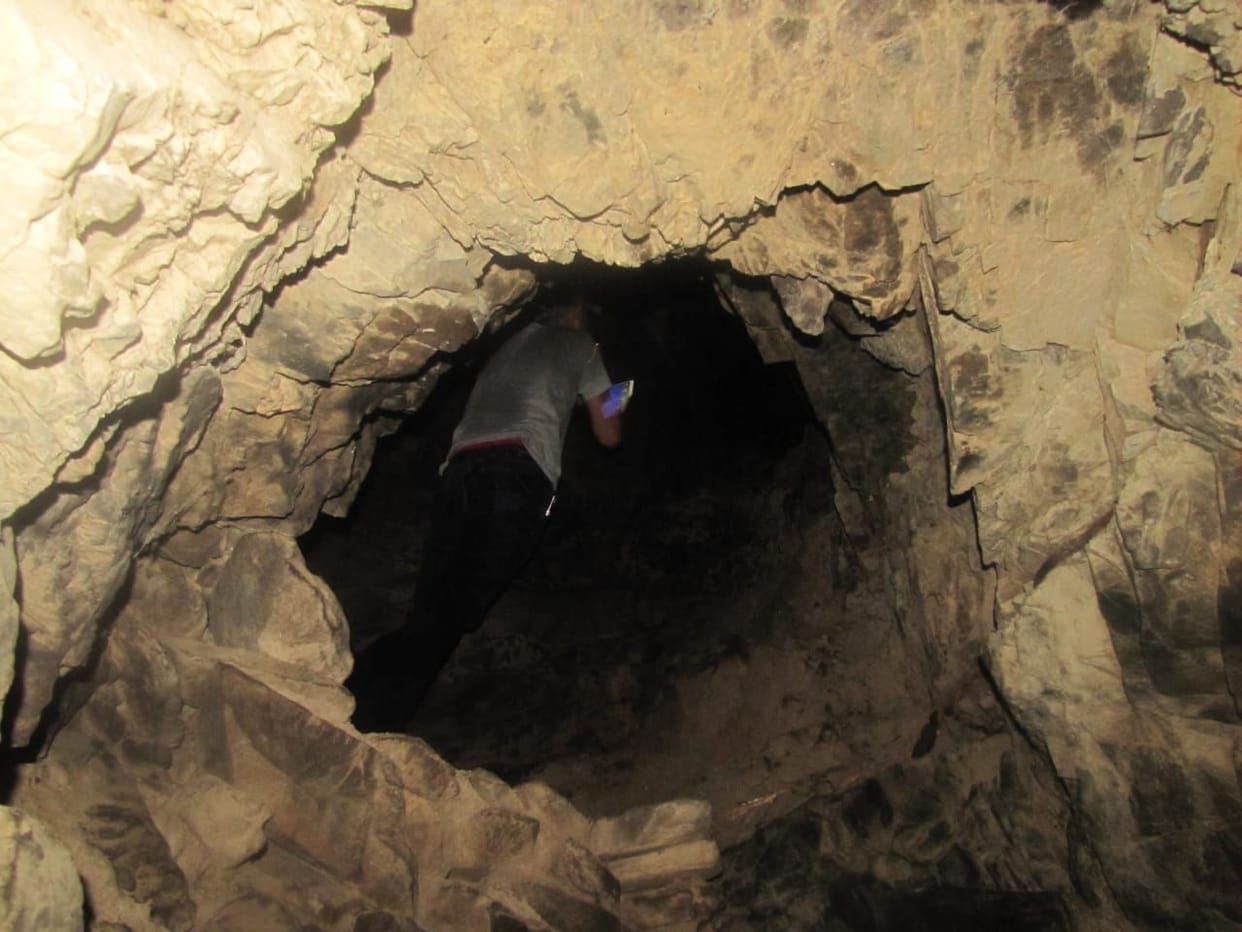 half km long tunnel found