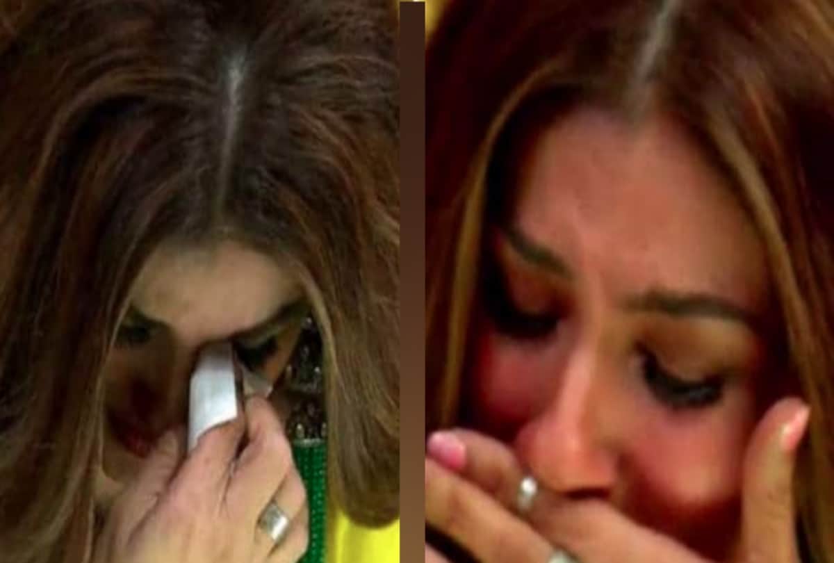 Nach Baliye 9 Raveena Tandon cried during Urvashi Dholakia and Anuj Sachdeva elimination of show