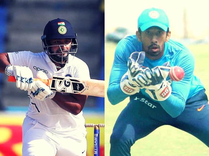 WIvsIND Wriddhiman Saha should play 2nd Test instead of Rishabh Pant says Syed Kirmani