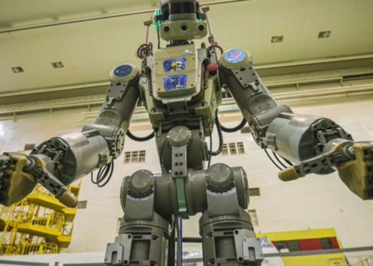 Spacecraft carrying Russian humanoid robot docks at International Space Station says NASA