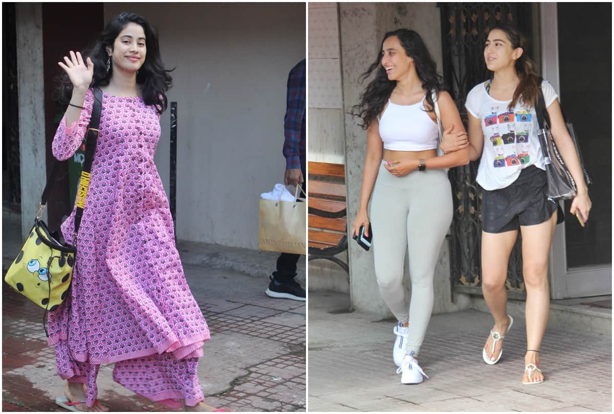 Bollywood celebs Spotted ileana kartik Chunky Manisha jackie ishaan shanaya Janhvi Sara varun Vicky