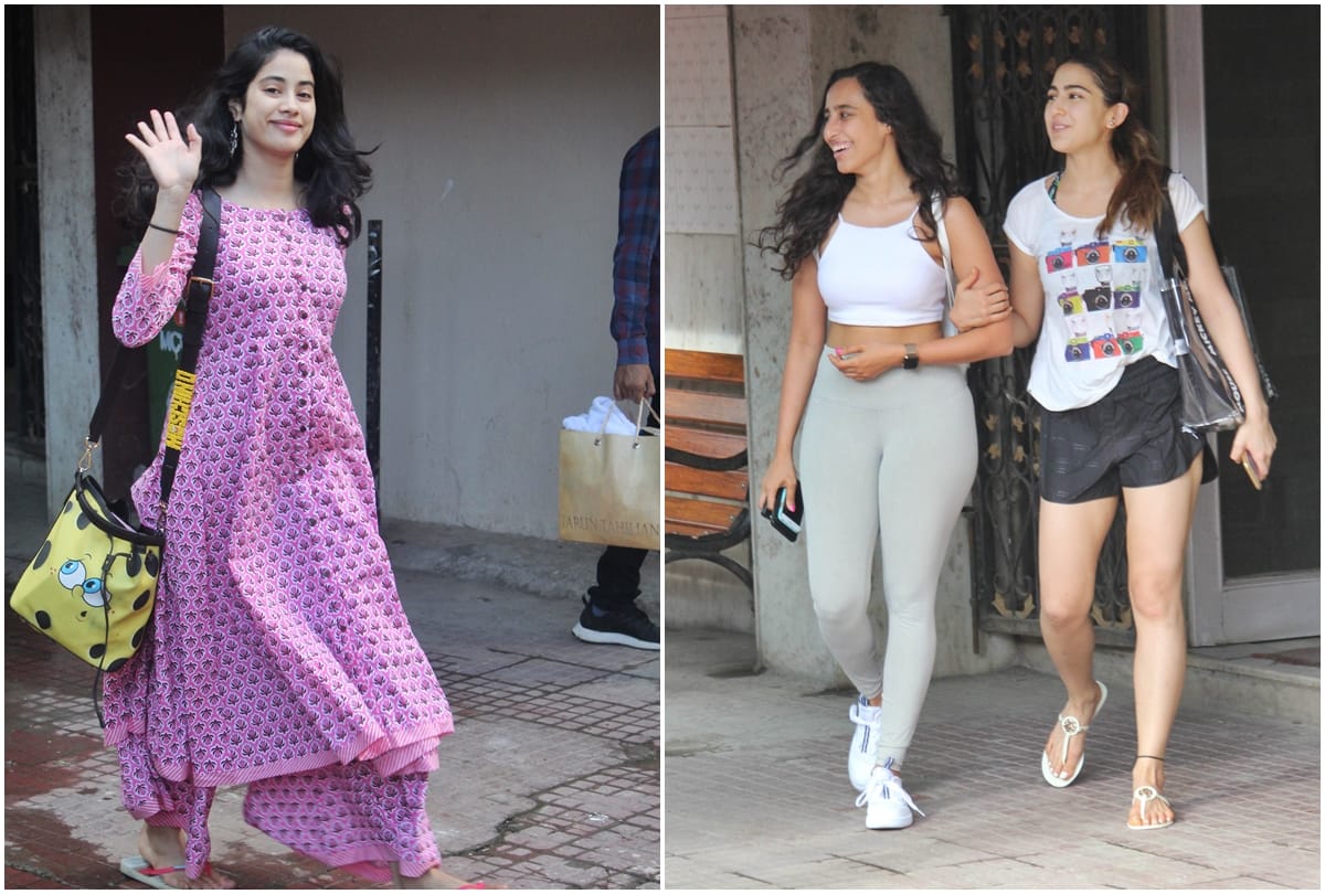Sara Ali Khan Janhvi Kapoor Ibrahim take taxi after grooving to AP Dhillon’s captivating music