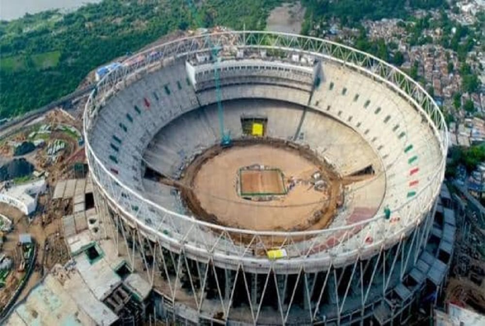 BCCI President Sourav Ganguly reacts to worlds largest cricket stadium in Motera