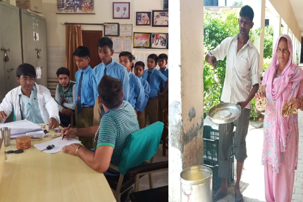 several school children got sick by mid day meal in meerut
