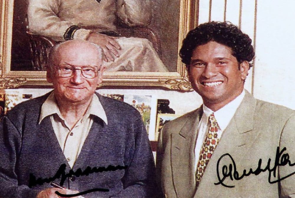 sachin tendulkar pays tribute to Sir Don Bradman