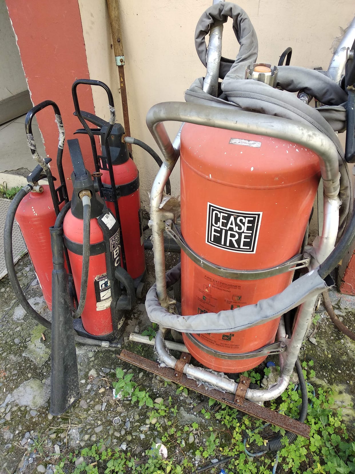 God save you if there is fire here