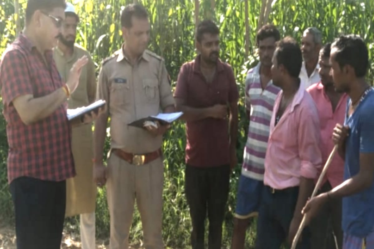 Traumatic death of two youths in the grip of hypertension line in bijnor