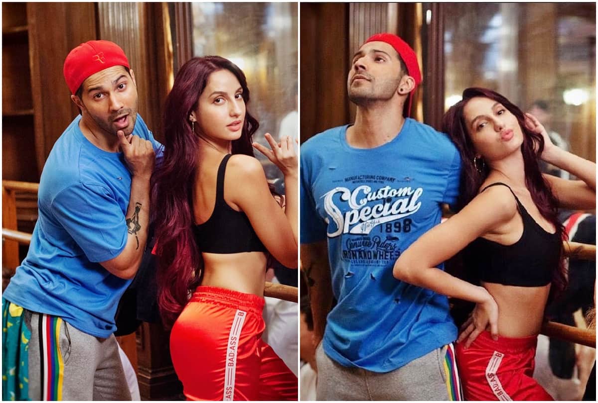varun Dhawan Viral Instagram post with nora fatehi from street dancer 3d