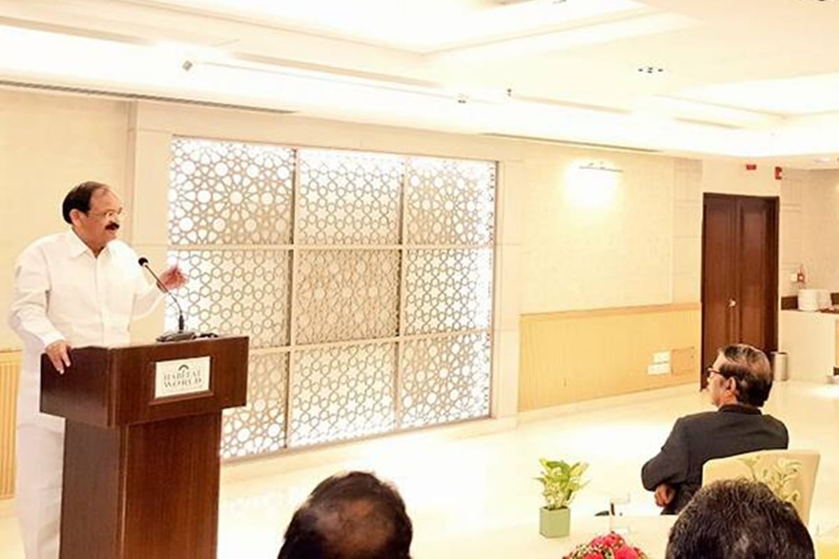 Venkaiah Naidu said abrogation of Article 370 was not political issue but a national one