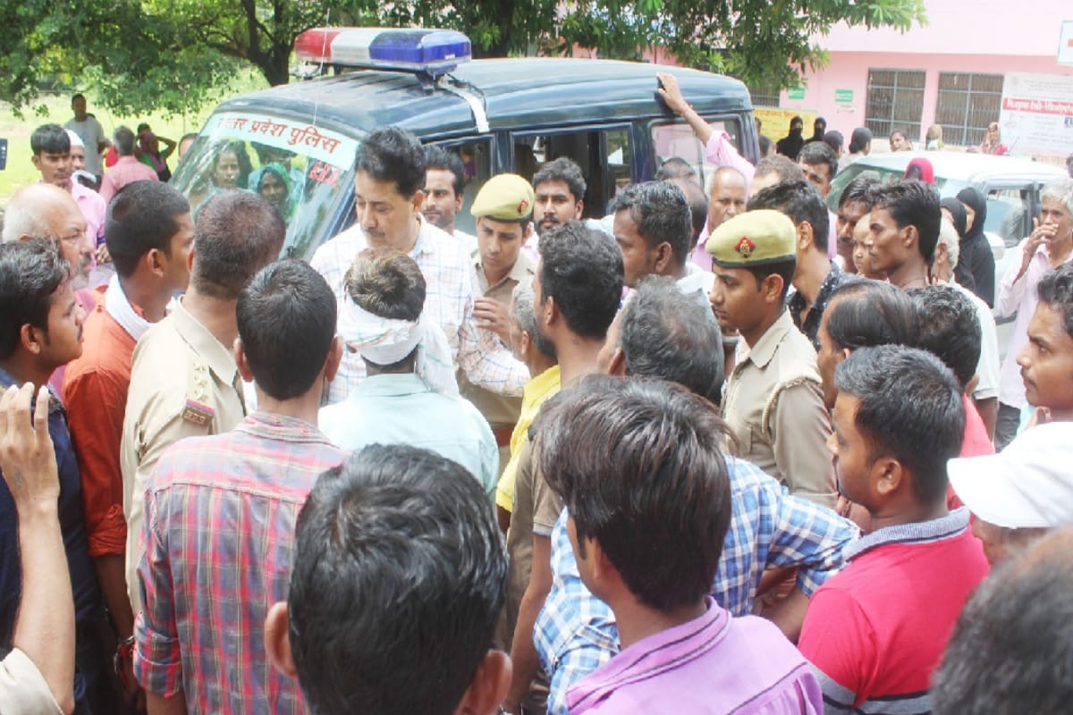 Bijnor news,two died in a road accident in bijnor