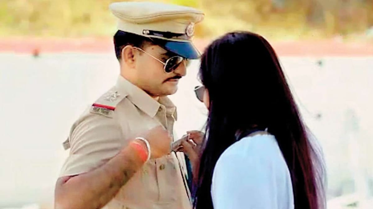 Rajasthan cop in trouble due to pre wedding photoshoot video