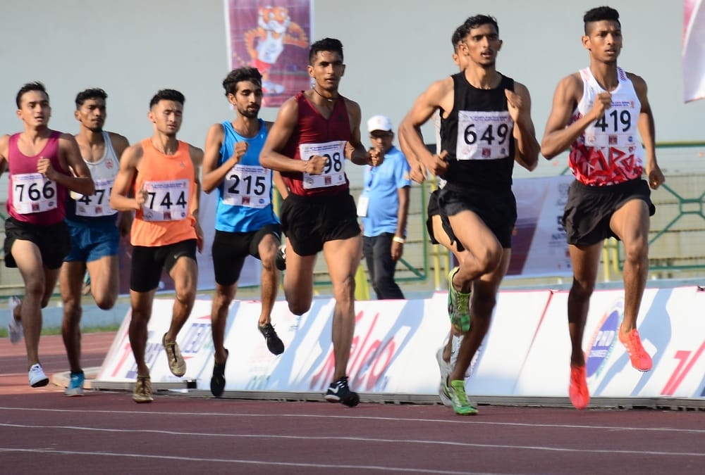 second day of interstate athletics meet of Lucknow.