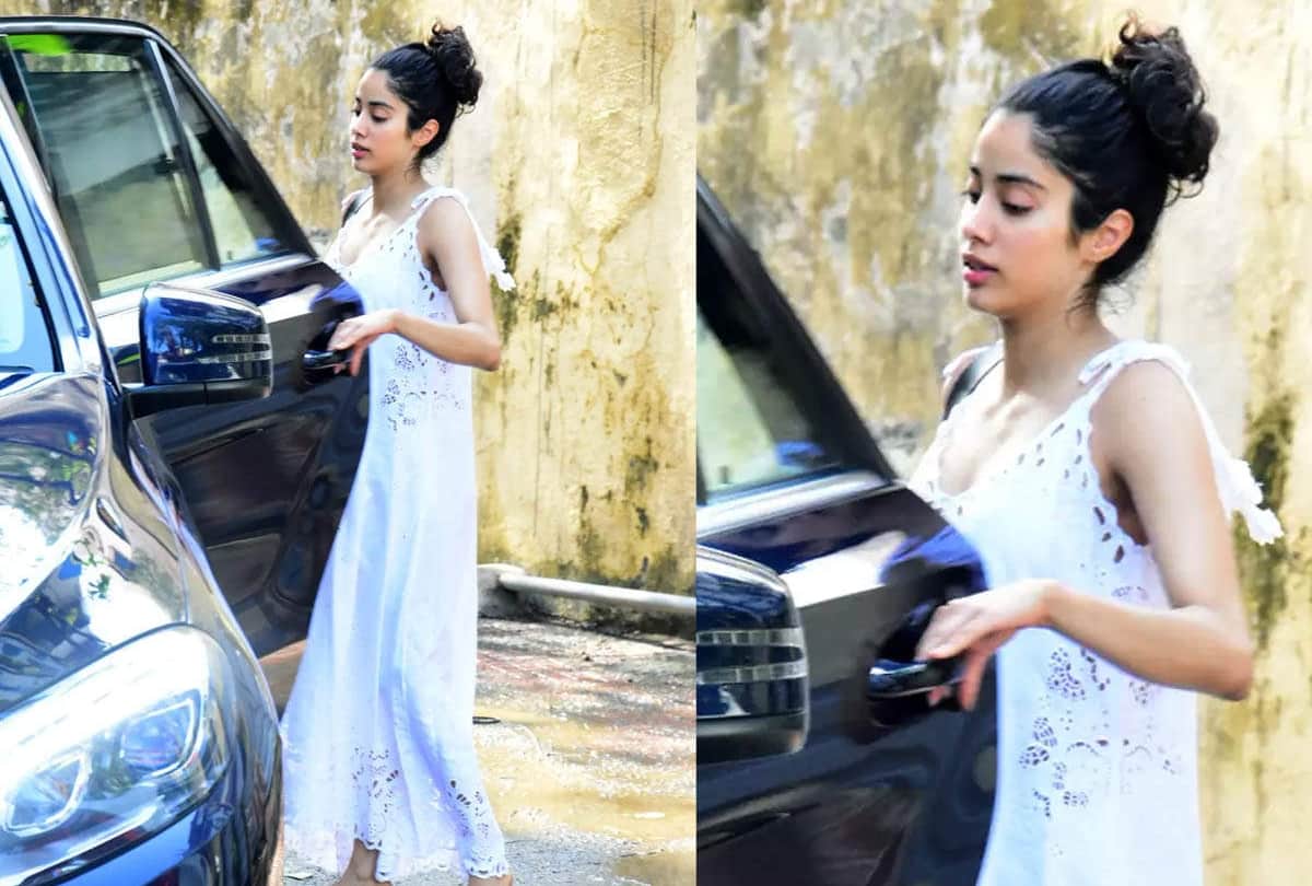 Janhvi Kapoor trolled for wearing maxi dress to the gym