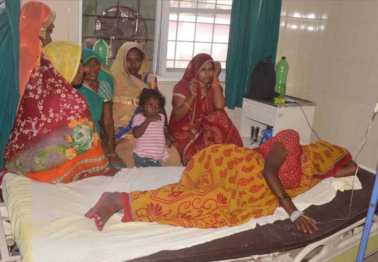 Commotion in Unnao district hospital