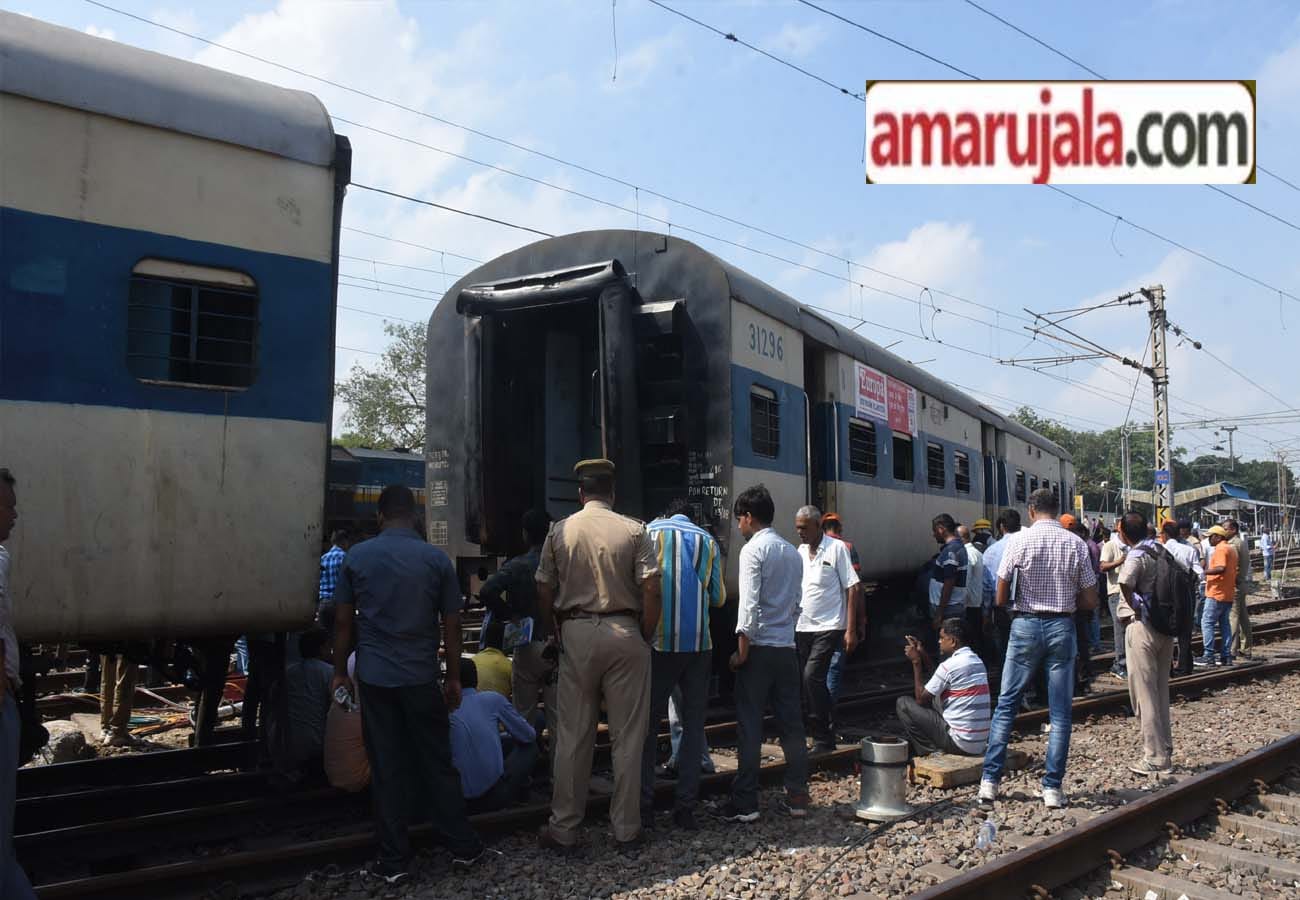 train derailed at kanpur central station, Passenger upset due to 50 trains affected