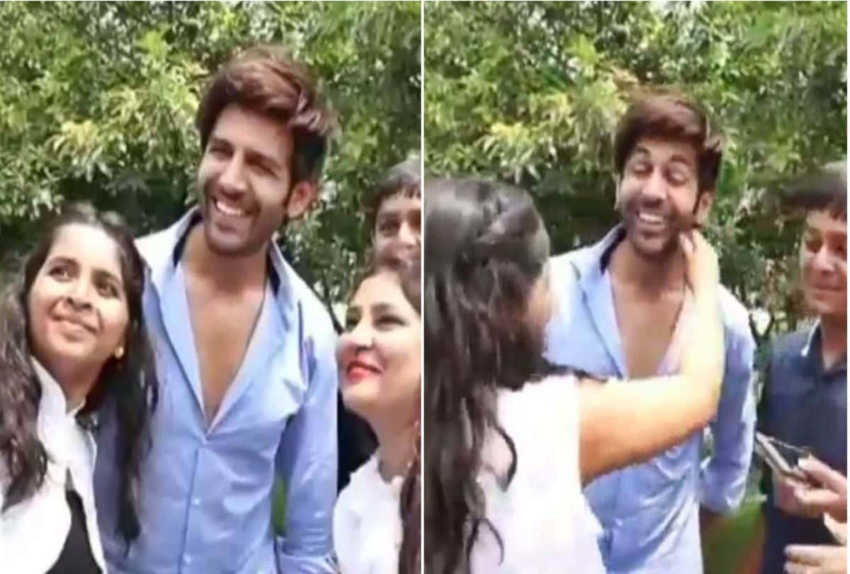 Kartik Aaryan Instagram Airport Selfie video with Crazay Fan is viral on Social Media