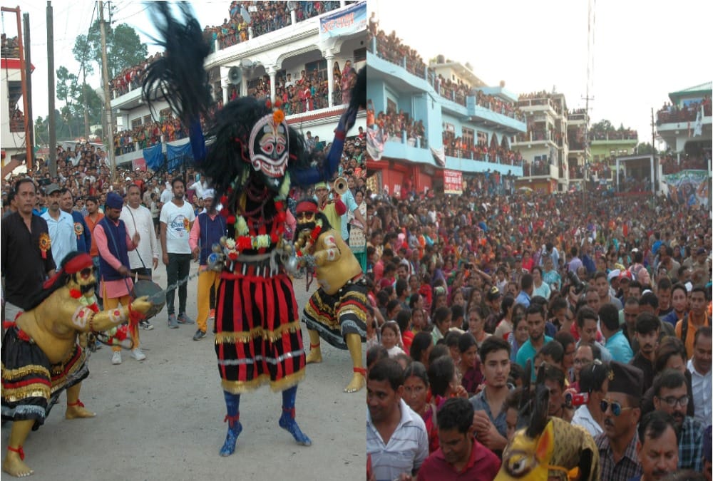 Hiljatra 2019 mask traditional festival of kumaon uttarakhand photos