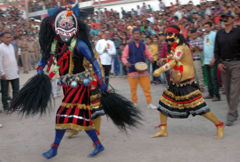 Hiljatra 2019 mask traditional festival of kumaon uttarakhand photos