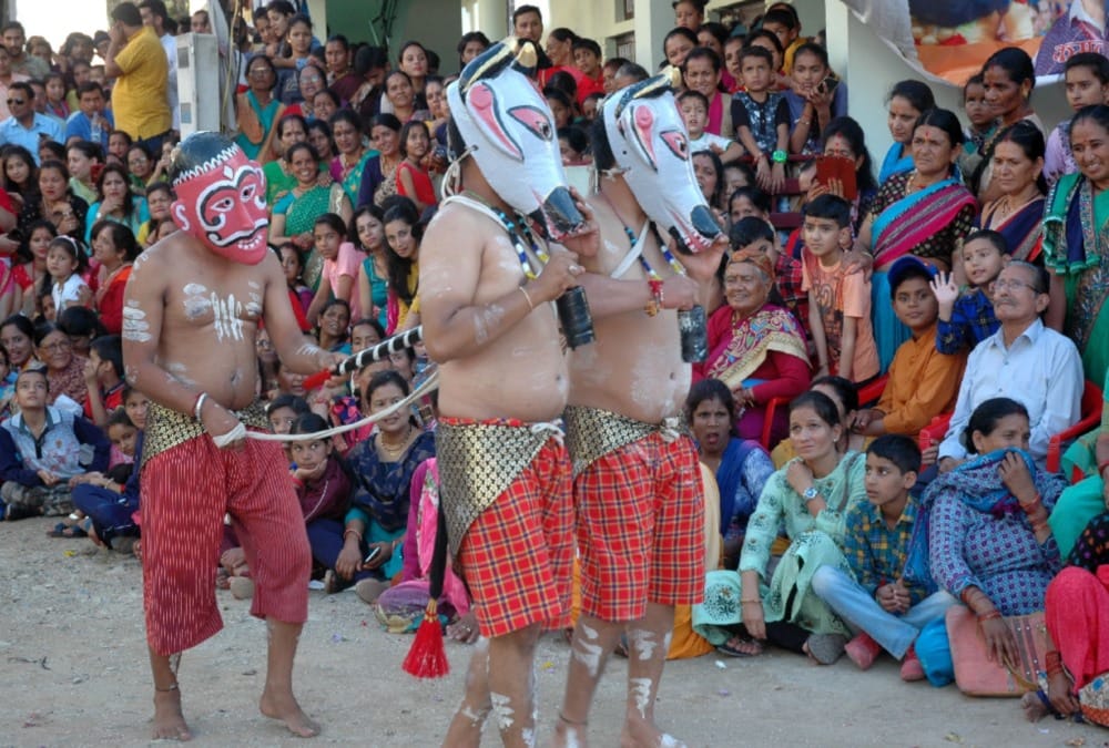 Hiljatra 2019 mask traditional festival of kumaon uttarakhand photos