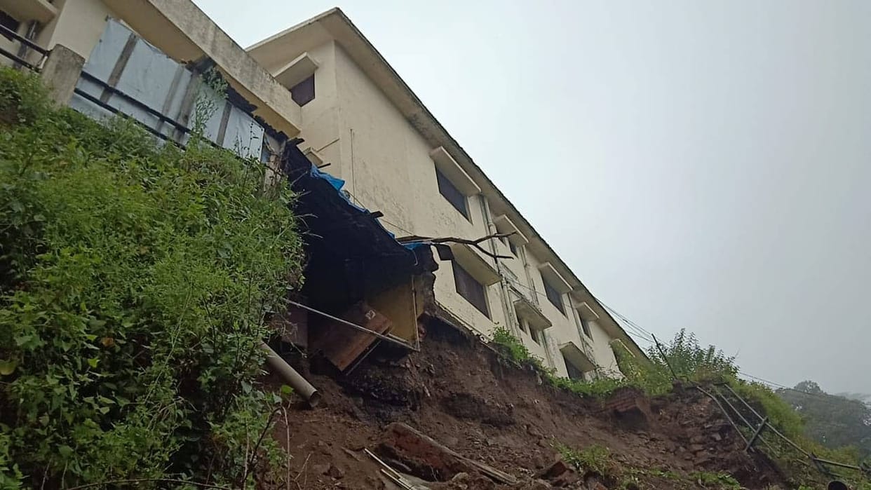 Landslide in Mussoorie Hospital Building Collapse