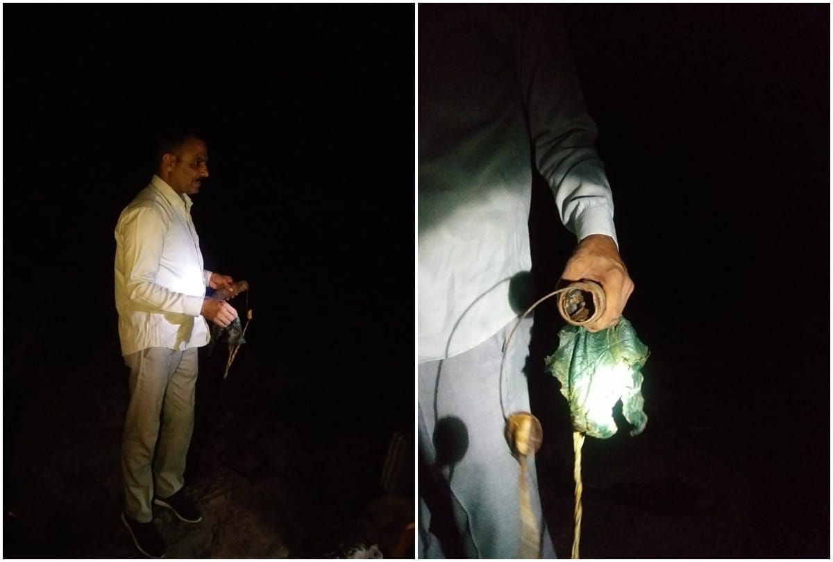 a live mortar has been recovered from a rivulet in village Ratti under PS Balh