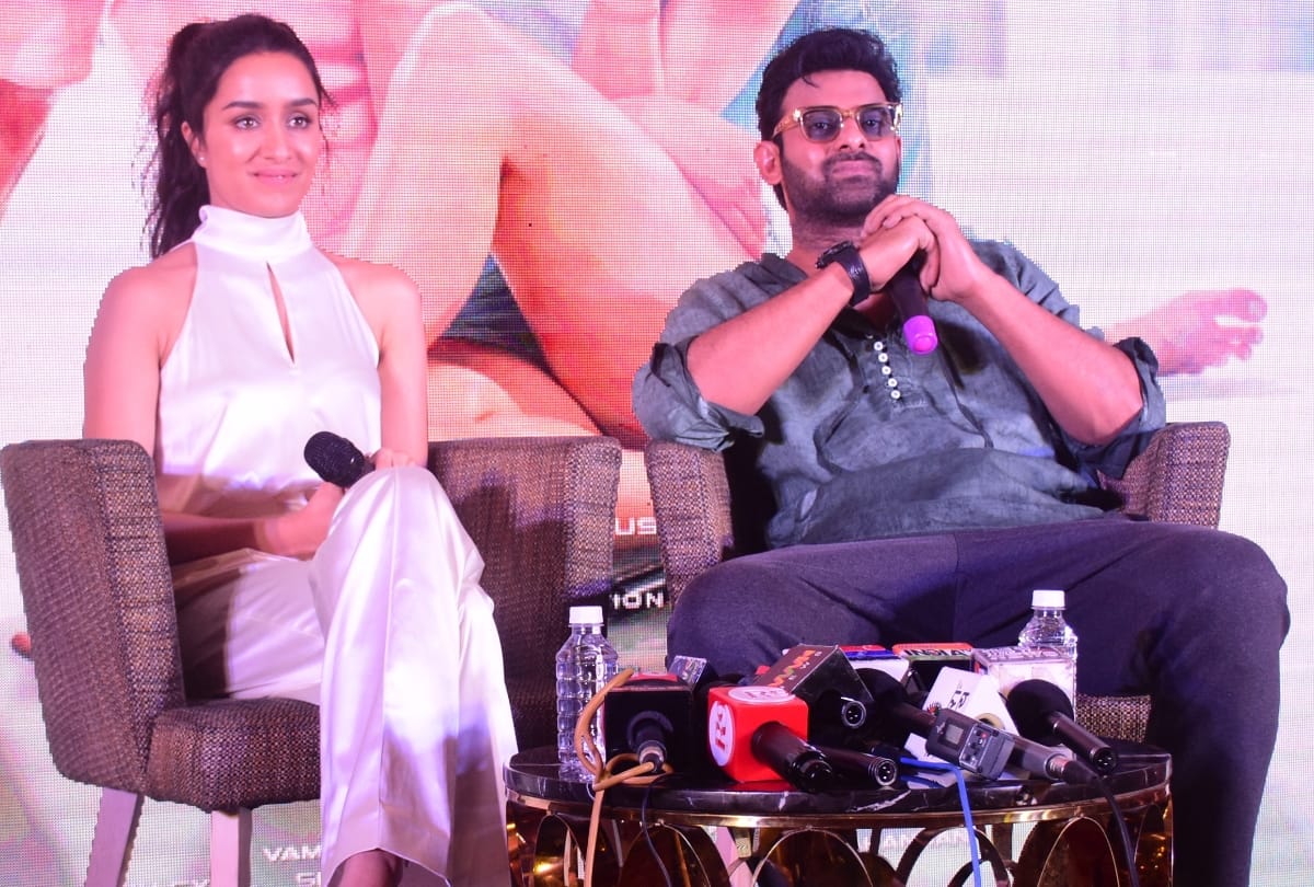 tv actress shraddha kapoor and actor prabhas reached lucknow for promotion of film saaho