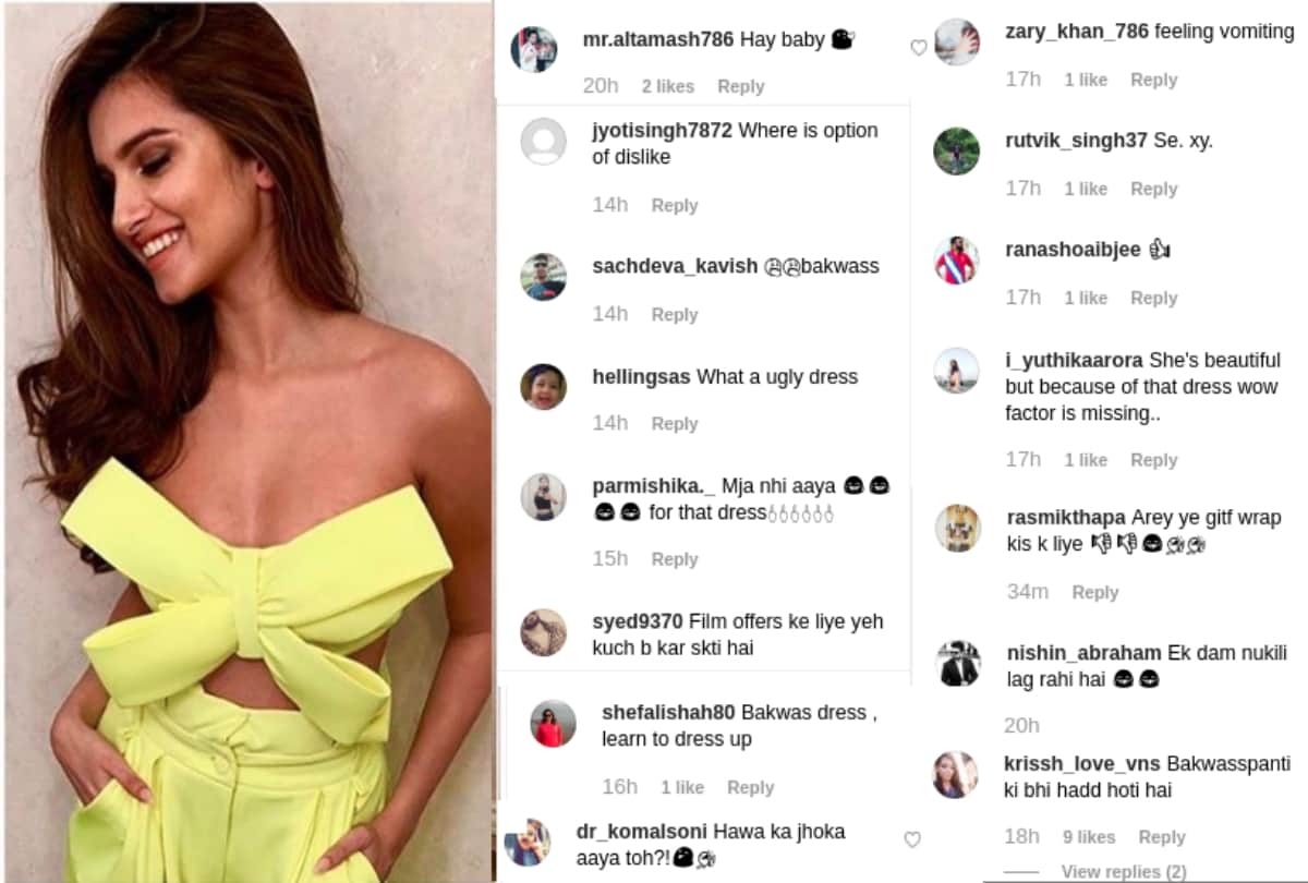 Tara Sutaria rocks in neon outfit by Mandira Wirk