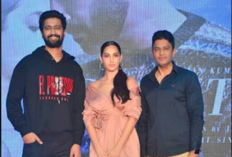 vicky kaushal and nora fatehi song pachtaoge success party