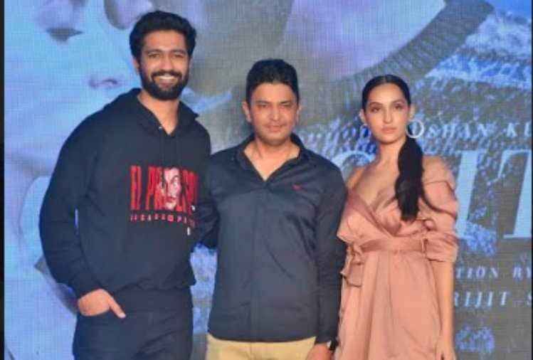 vicky kaushal and nora fatehi song pachtaoge success party