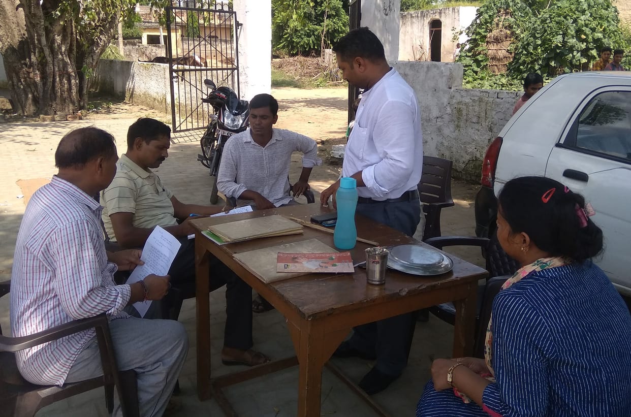 the mid day meal are not given according to menu