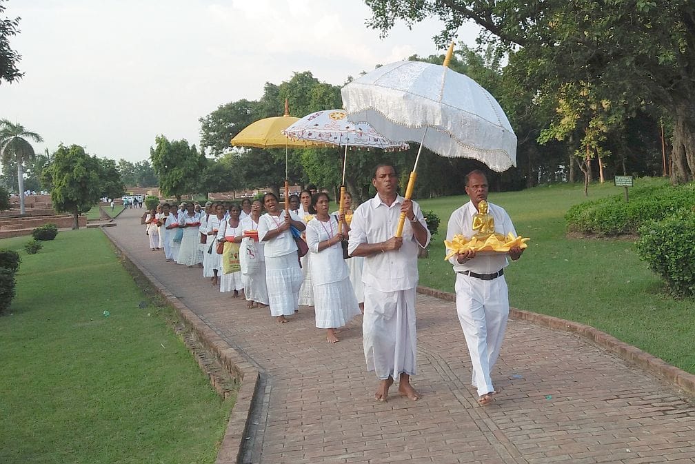 300 worshipers worshiped in Buddhist taposthali