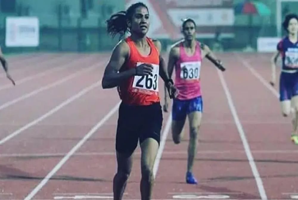 Anjali devi makes stunning return, betters World Championships qualifying mark to win 400m gold