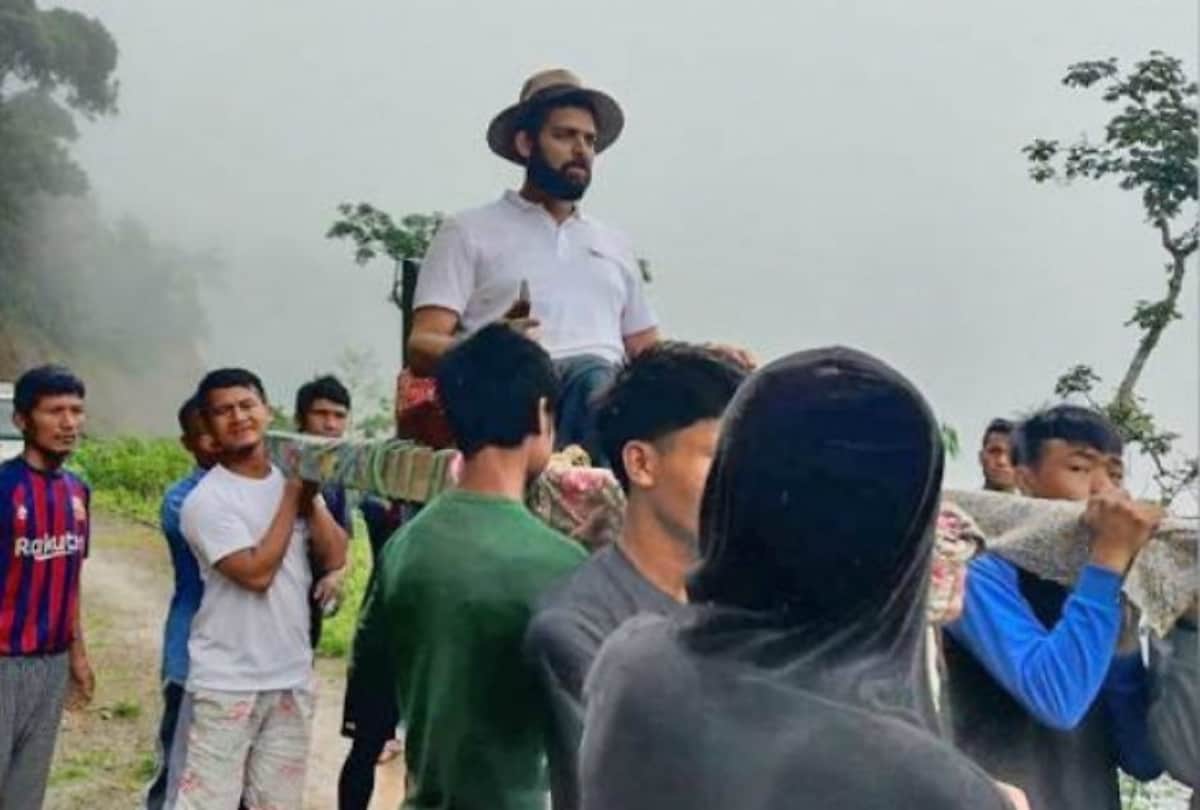 first time dm reaches tisopi village in mizoram