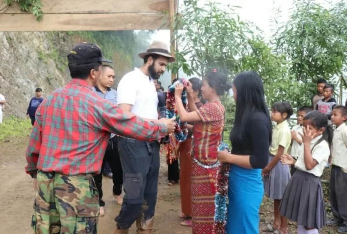 first time dm reaches tisopi village in mizoram