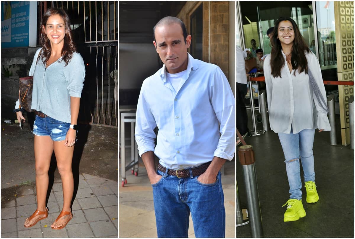 Spotted celebs ananya ishaan ileana Kangana Kareena Karishma Shahid Shraddha Sunny Varun Vicky