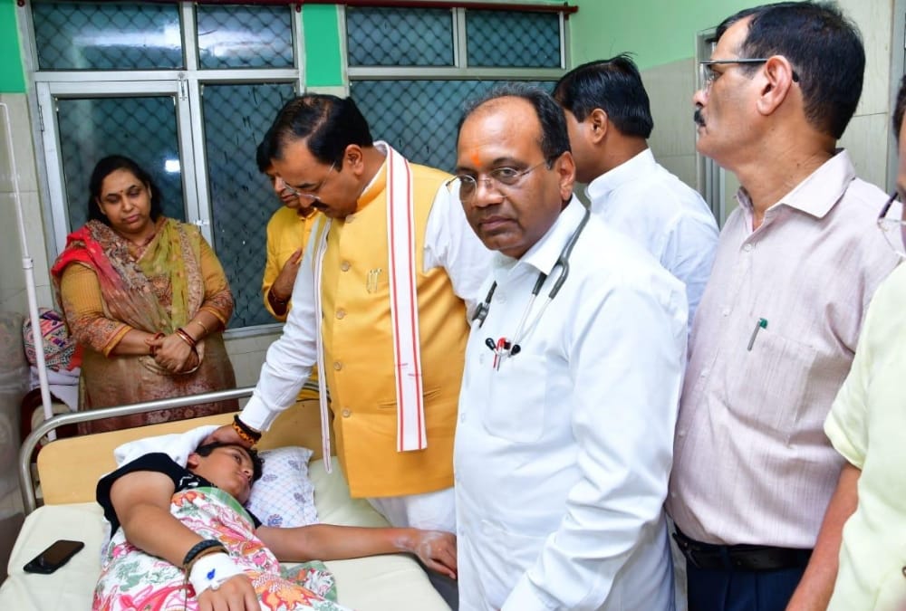 Brajesh pathak son is suffering from dengue.