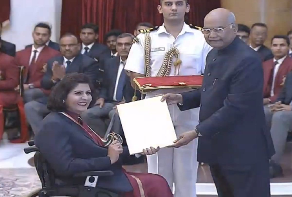 Khel ratna awardee para athlete deepa malik dedicated her award to father