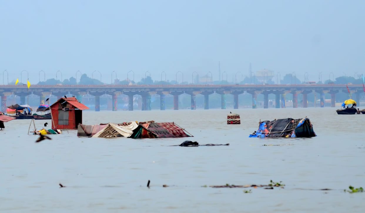 Ganga Yamuna water level