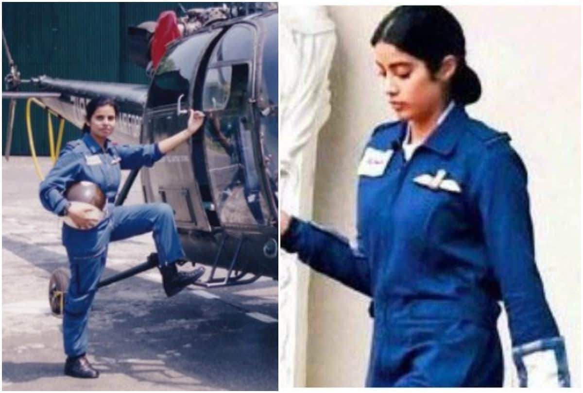 Actress Janhvi Kapoor Share Photos From the Sets of Kargil Girl Gunjan Saxena Biopic