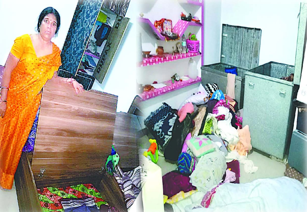 theft in house of retired engineer of ntpc in kanpur