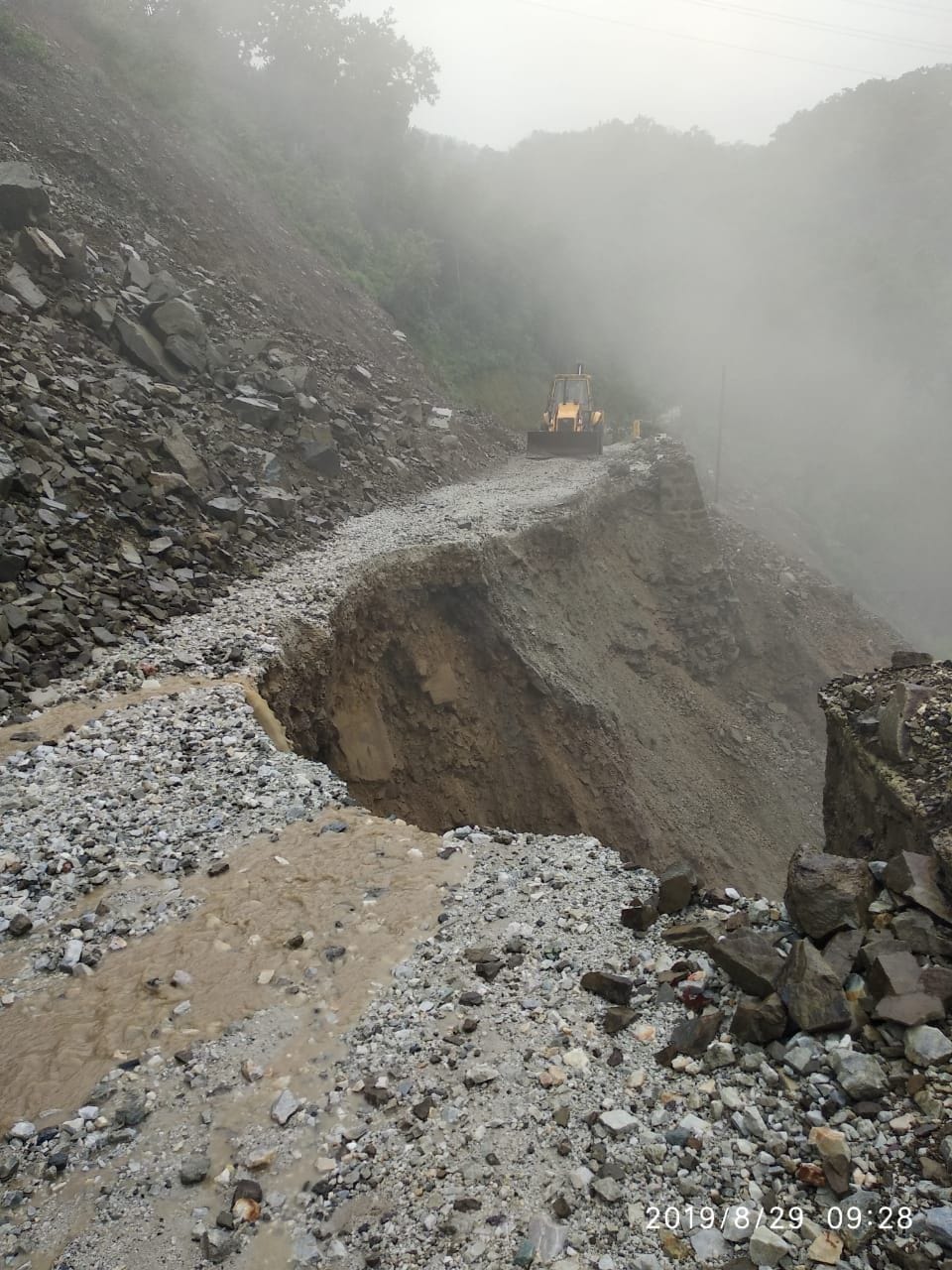 Road blocked for 4 hours
