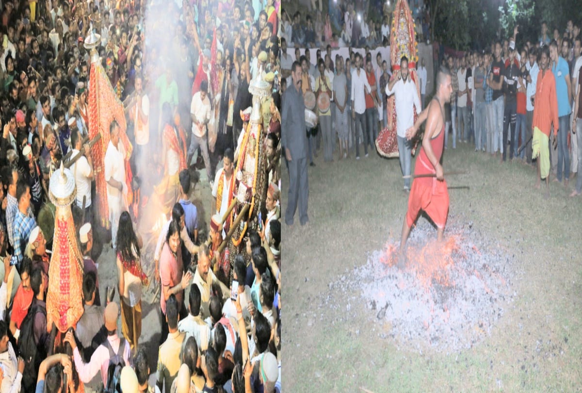 maa kali Guron Walking on the burning coals gave Acid test in mandi himachal
