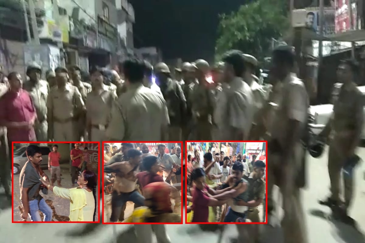 Attack on Meerut police when it Dabish in lavad town, Meerut