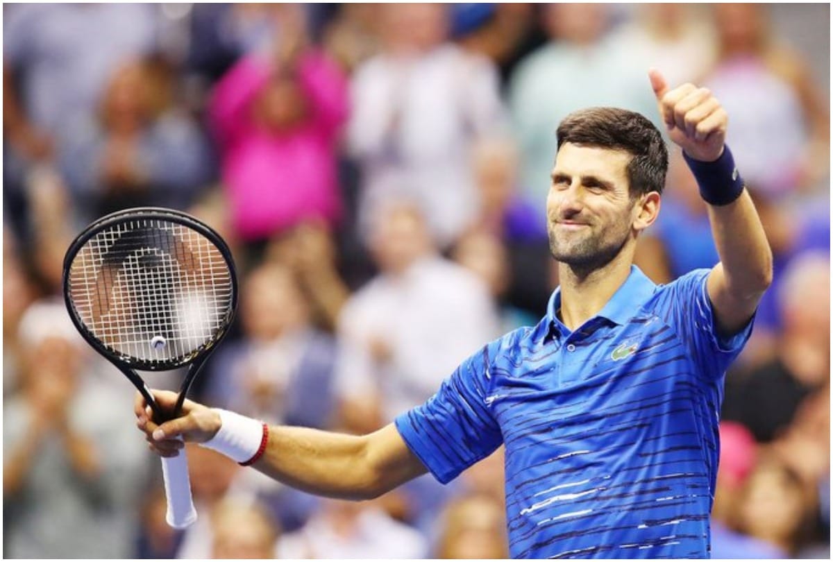 US Open Novak Djokovic and roger federer reach net round