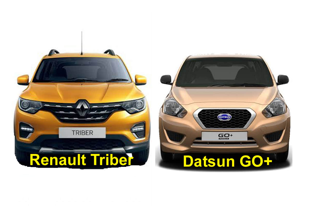 Renault Triber Vs Datsun GO Plus comparison, Price, features and specifications